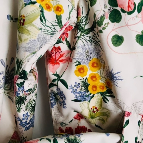 💐Only Simons XS Cream Baseball flower jacket💐 - Picture 2 of 7